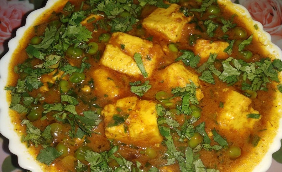 सजिलैसँग स्वादिष्ट मटर पनिर बनाउने तरिका