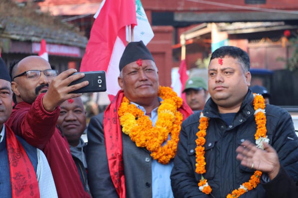 भक्तपुरमा उल्टियो २०७४ नतिजा, कांग्रेसका उम्मेदवार भँडेल विजयी