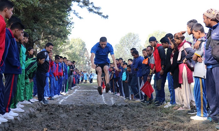 भक्तपुर विद्यालयस्तरीय एथ्लेटिक्स प्रतियोगिता शुरु