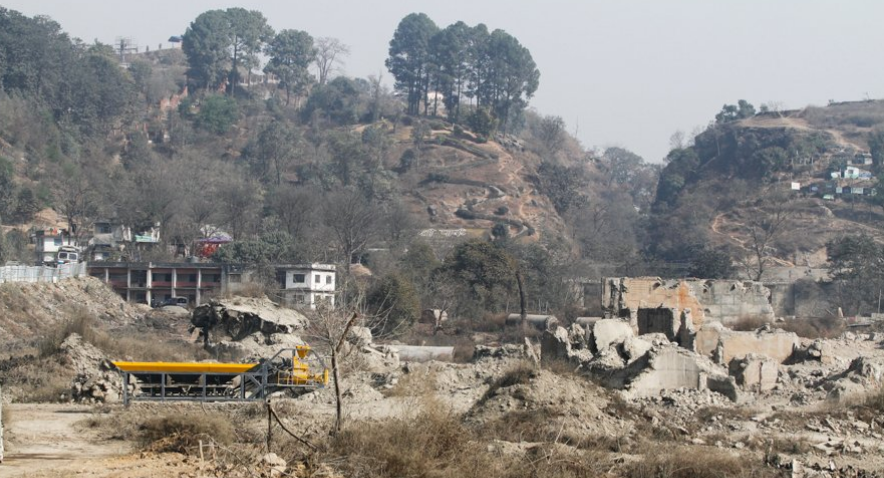 चोभारको सुख्खा बन्दरगाह निर्माण आयोजनामा ३० प्रतिशत मात्रै प्रगति