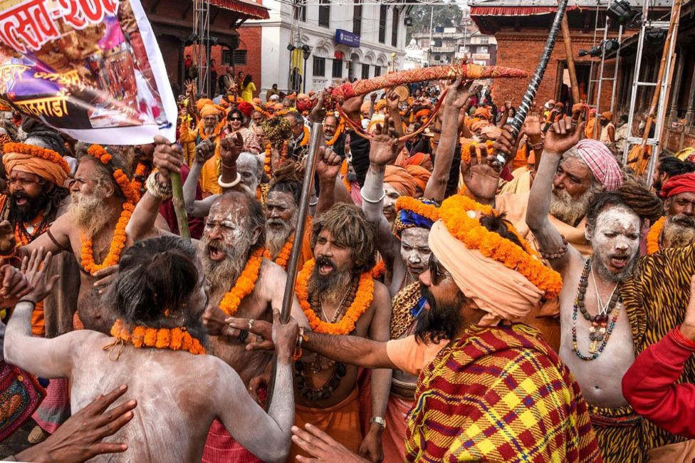 पशुपतिनाथः महाशिवरात्रिमा साधुसन्तको चहलपहल