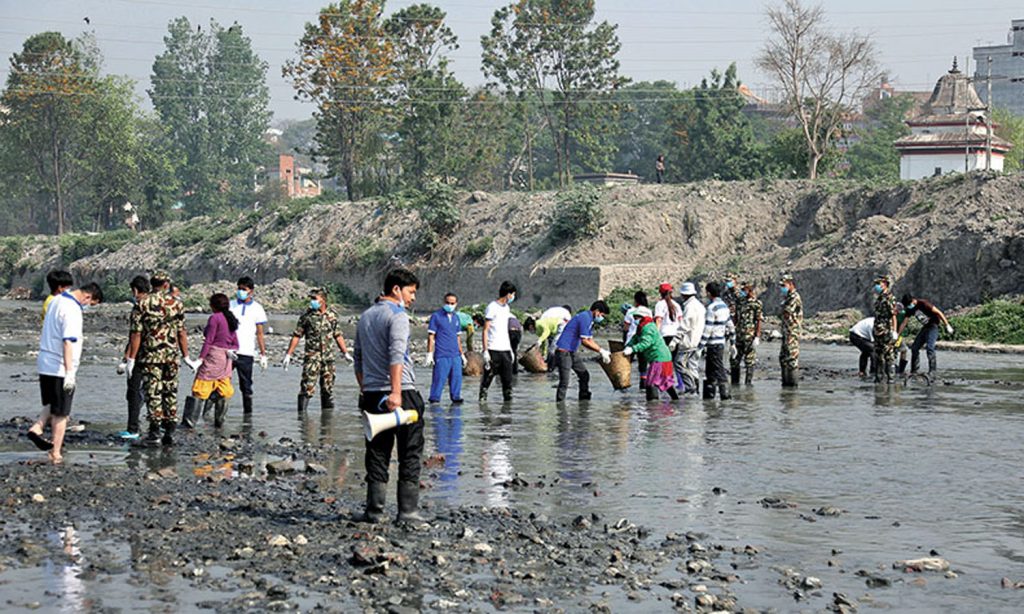 वाग्मती सफाइ महाअभियान ३५१औँ हप्तामा