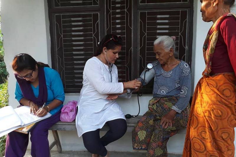 ज्येष्ठ नागरिकलाई घरघरै उपचार
